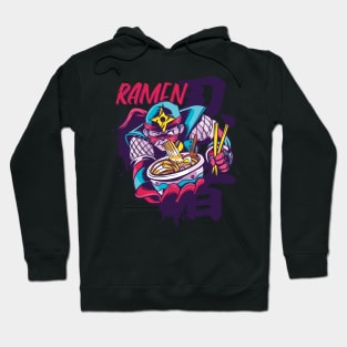 Ramen Ninja Warrior Japanese Art Hoodie